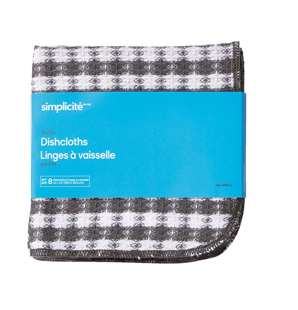 Waffle Dishcloths, 8-pk O9816