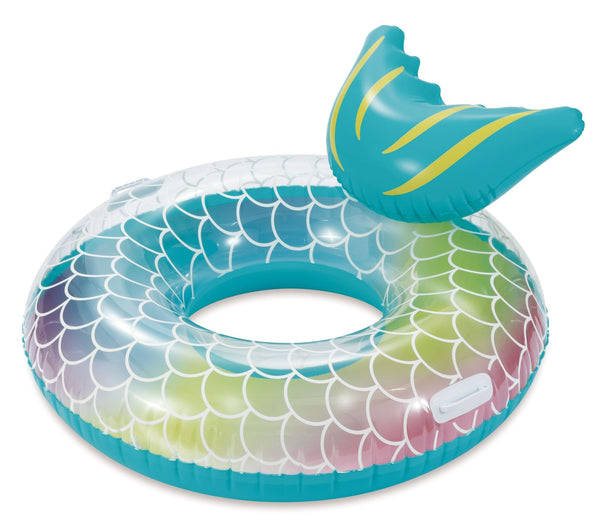 Inflatable Round Pool Swim Float/Tube, with Pillow, 48-in F2939