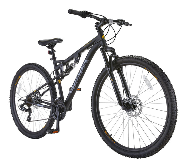 Parallax Dual-Suspension Mountain Bike, 29-in Wheel, Black B2599