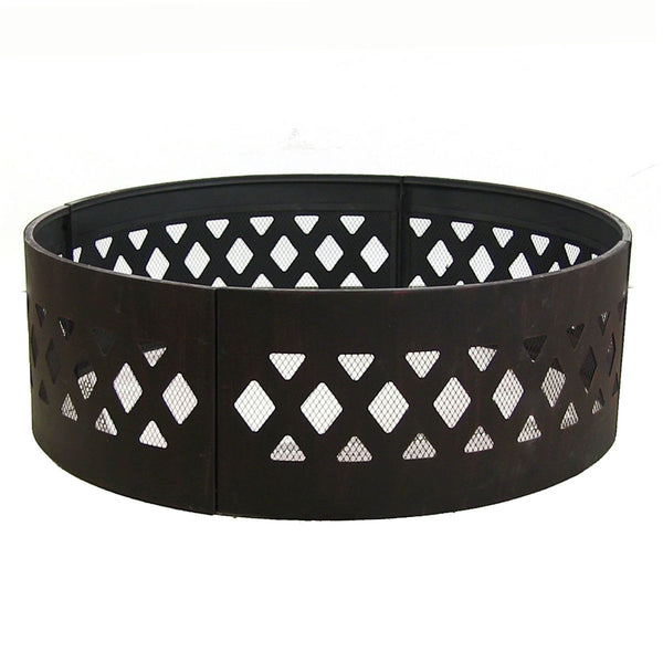 Decor Cut Out Wood-Burning Fire Ring, 36-in Z0490