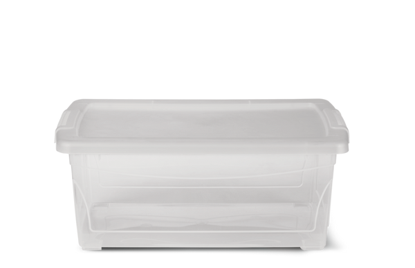Clarity Transparent Storage Box with Lid, 15-L B8905