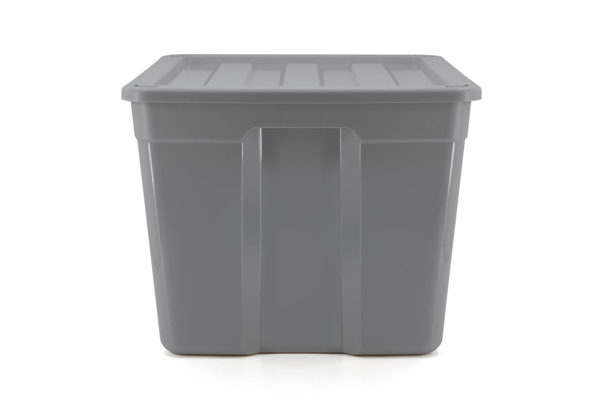 Solid Storage Tote with Wheels, 80-L