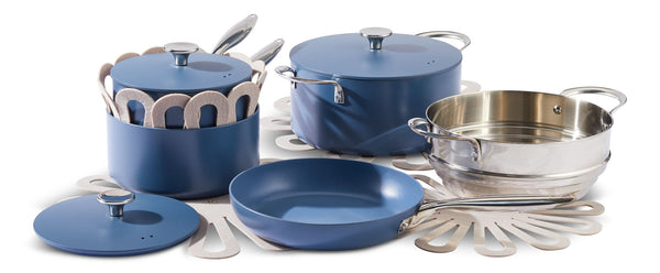 Non-Stick Cookset, Blue, 8-pc V3089