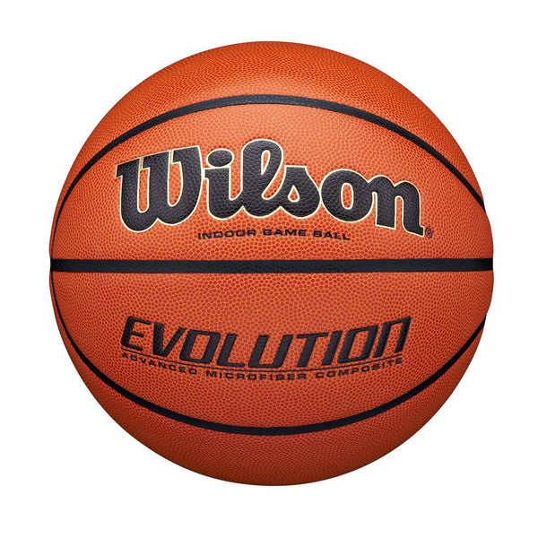 Evolution Indoor Composite Game Basketball, Size 6, Brown W0138