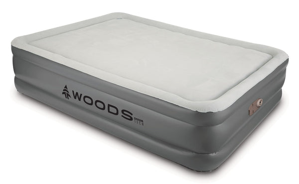 Tritech Memory Foam Double-High Queen Air Mattress with Built-In 120V Pump I9055